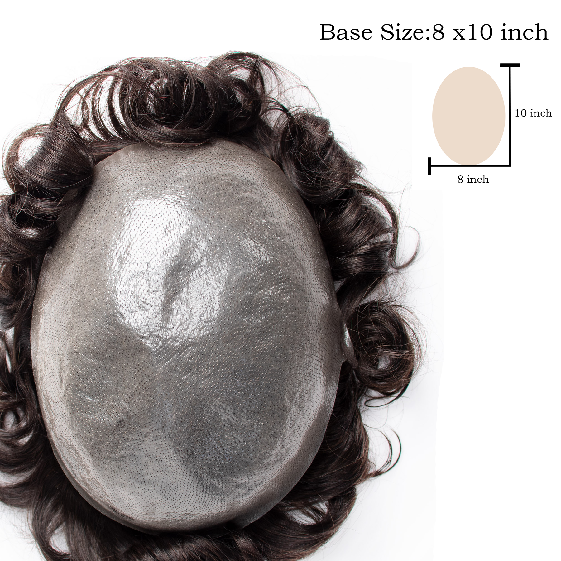 GEXWIGS Toupee 0.04-0.06mm Thin Skin Toupee Human Hair Systems | BIO.